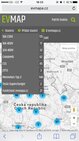 EV MAPY aplikace