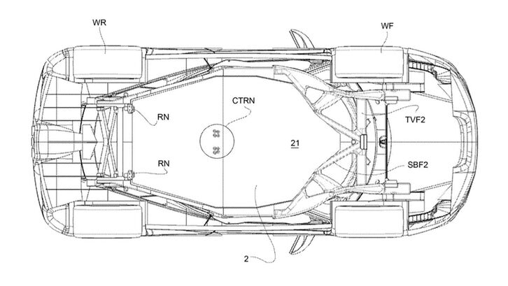Ferrari BEV patent