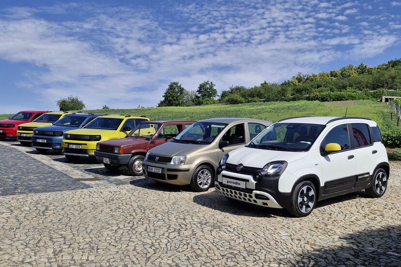 Fiat Panda ve všech generacích