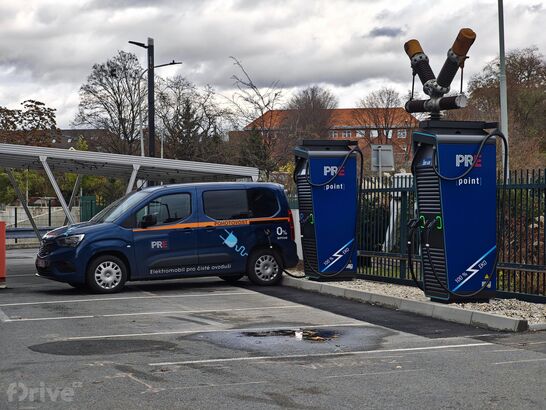 Flotila elektromobilů PRE