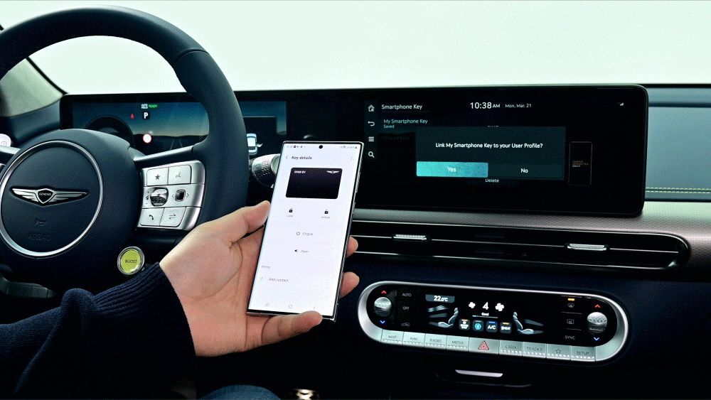 Genesis GV60 začíná podporovat službu UWB