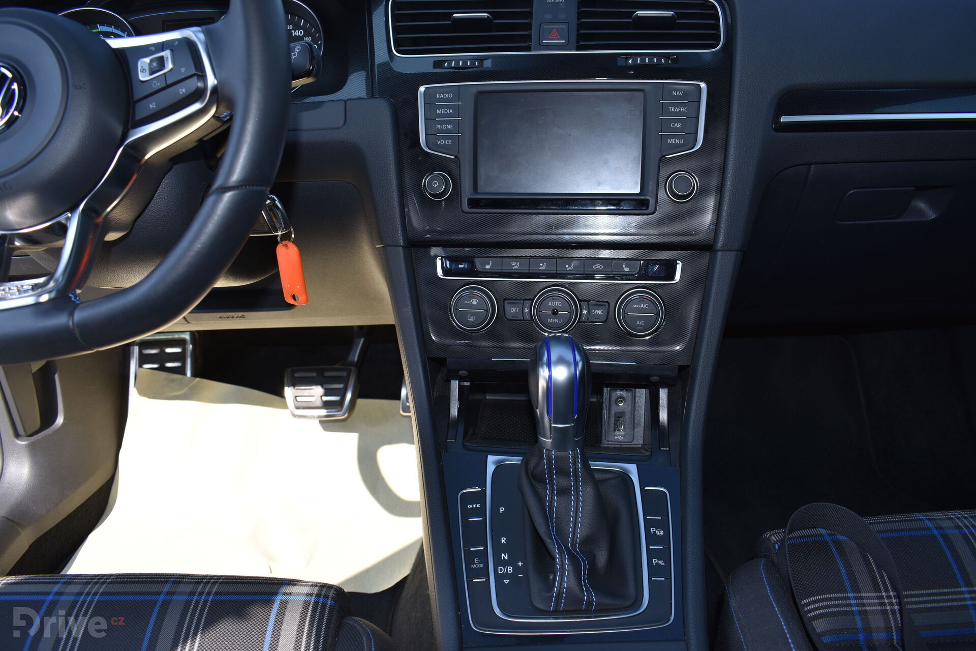 Golf GTE test spotřeby