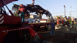 Havárie Pendolina s kamionem ve Studénce 2015