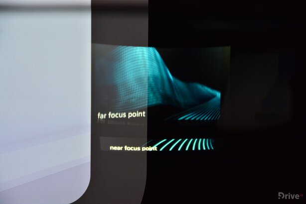 Head-up displej konceptu kokpitu Volkswagen