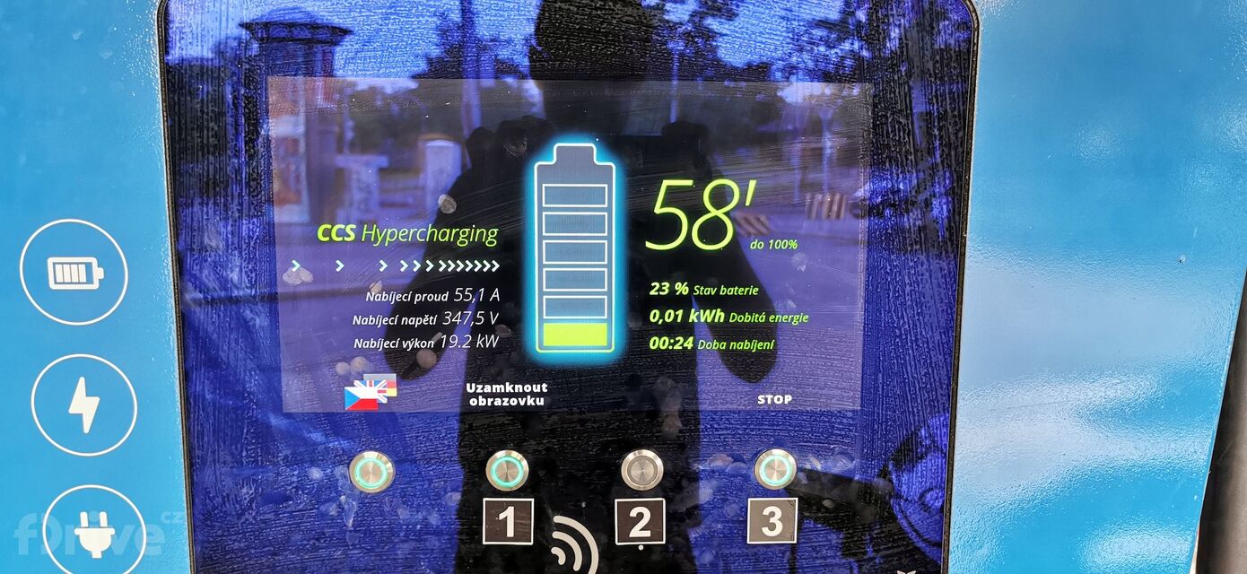 Honda e - nabíjení