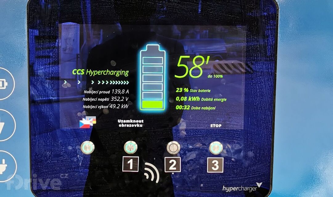 Honda e - nabíjení