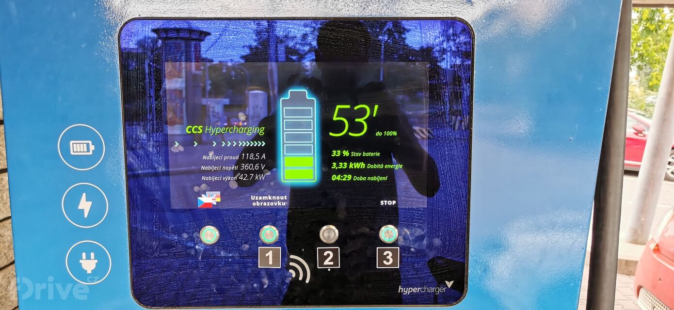 Honda e - nabíjení