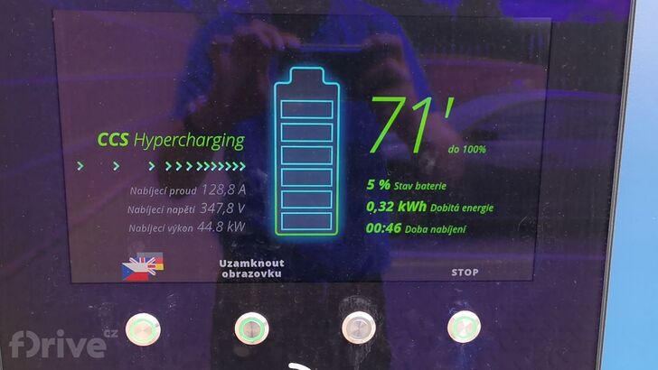 Honda e - nabíjení