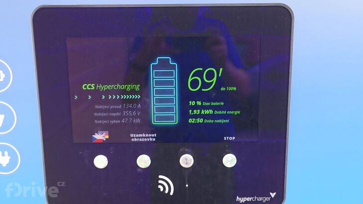 Honda e - nabíjení