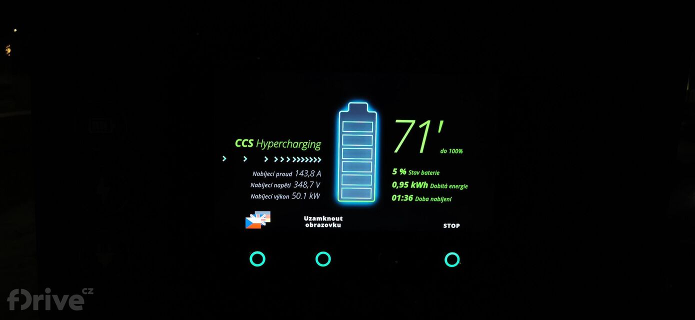 Honda e - test nabíjení v zimě