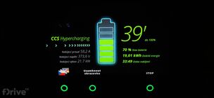 Honda e - test nabíjení v zimě