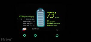 Honda e - test nabíjení v zimě