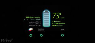 Honda e - test nabíjení v zimě