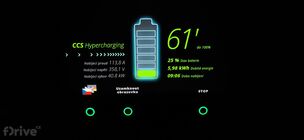 Honda e - test nabíjení v zimě