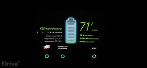 Honda e - test nabíjení v zimě