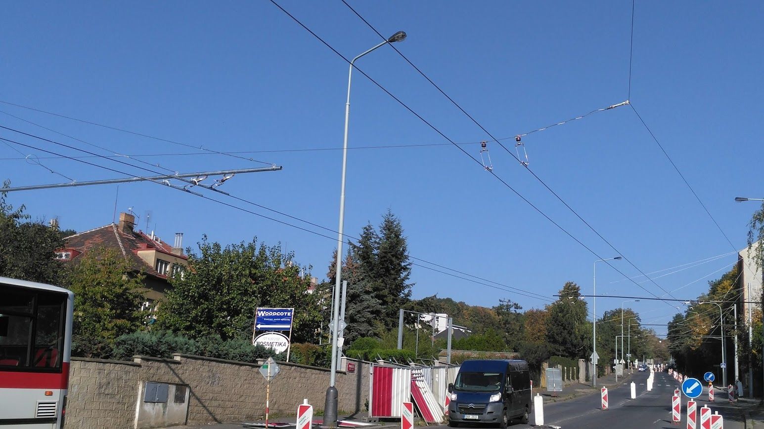 Hotová trať v Prosecké ulici