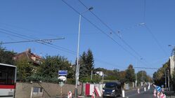 Hotová trať v Prosecké ulici