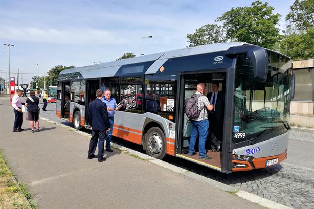 Hybridní autobus Solaris Urbino 12 Hybrid
