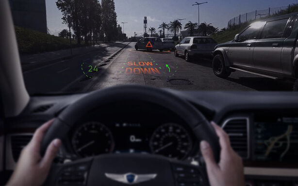 Hyundai hologracký head-up displej