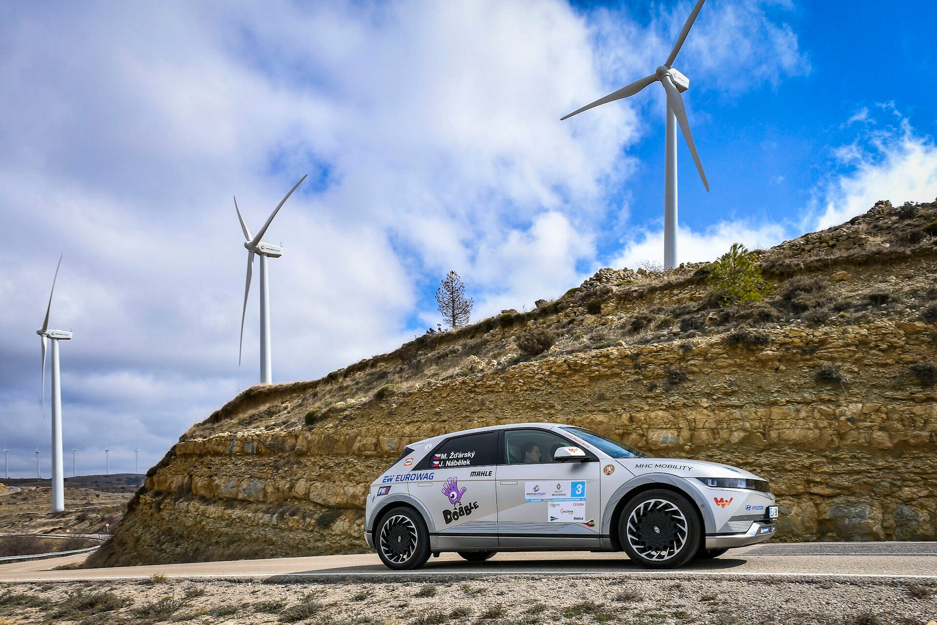 Hyundai Ioniq 5 na španělské eco-rally