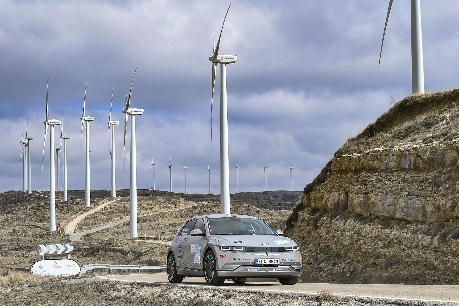 Hyundai Ioniq 5 na španělské eco-rally