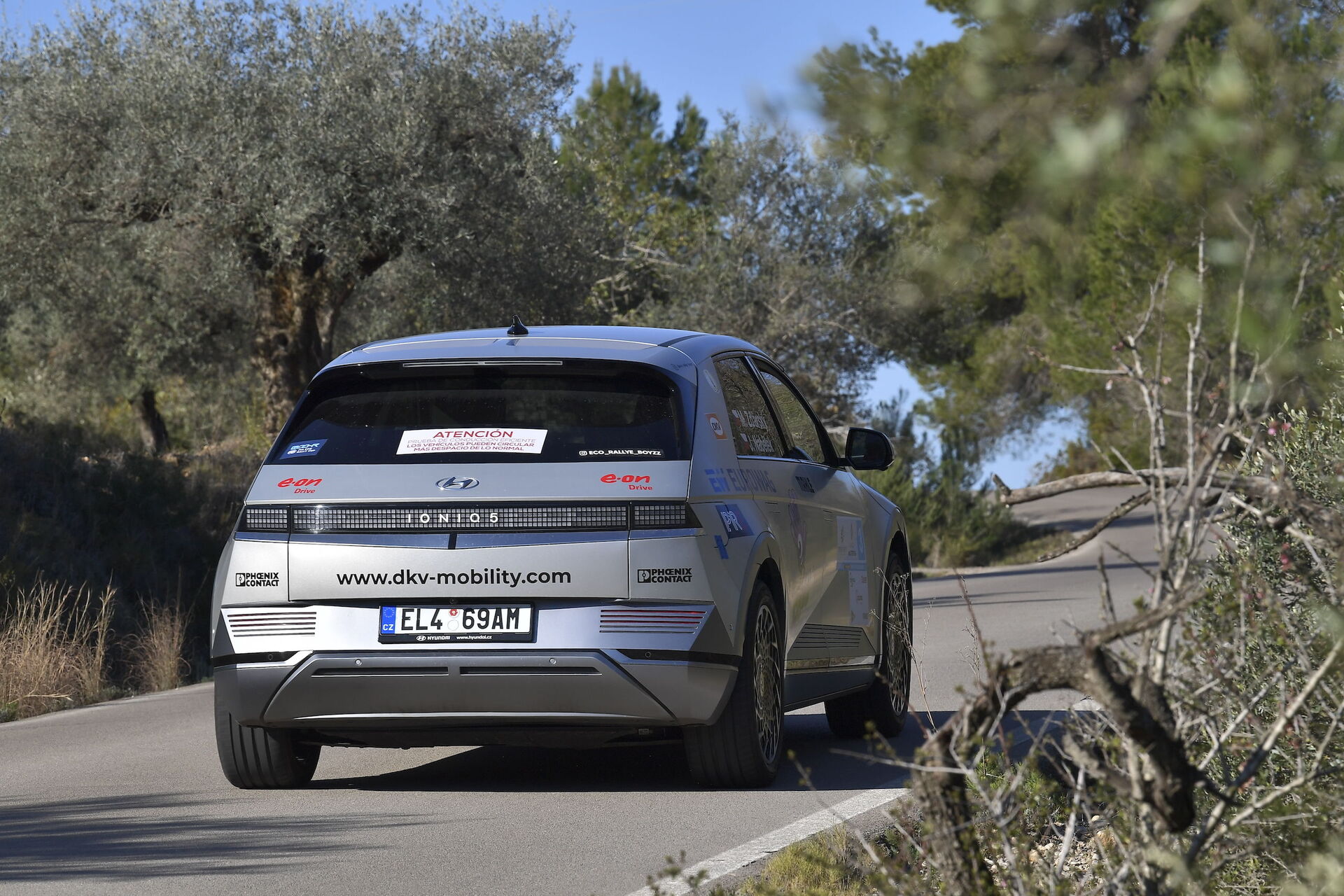 Hyundai Ioniq 5 na španělské eco-rally
