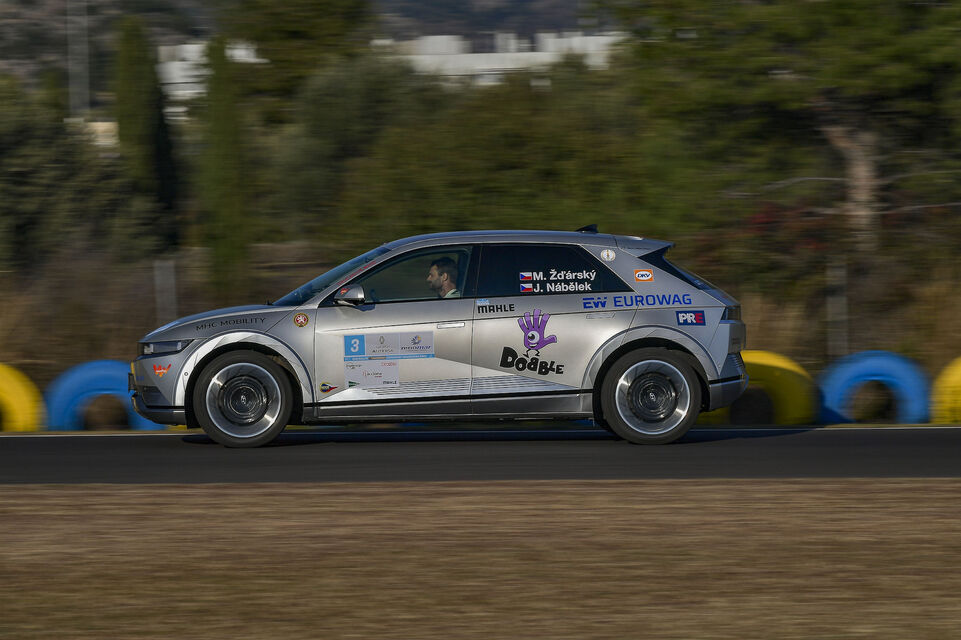 Hyundai Ioniq 5 na španělské eco-rally