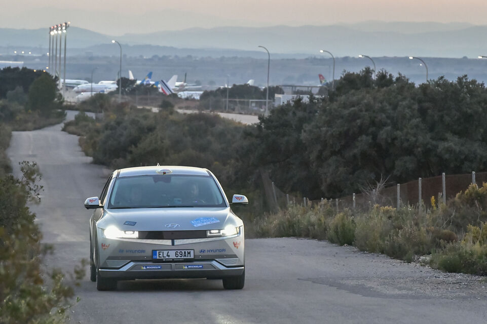 Hyundai Ioniq 5 na španělské eco-rally