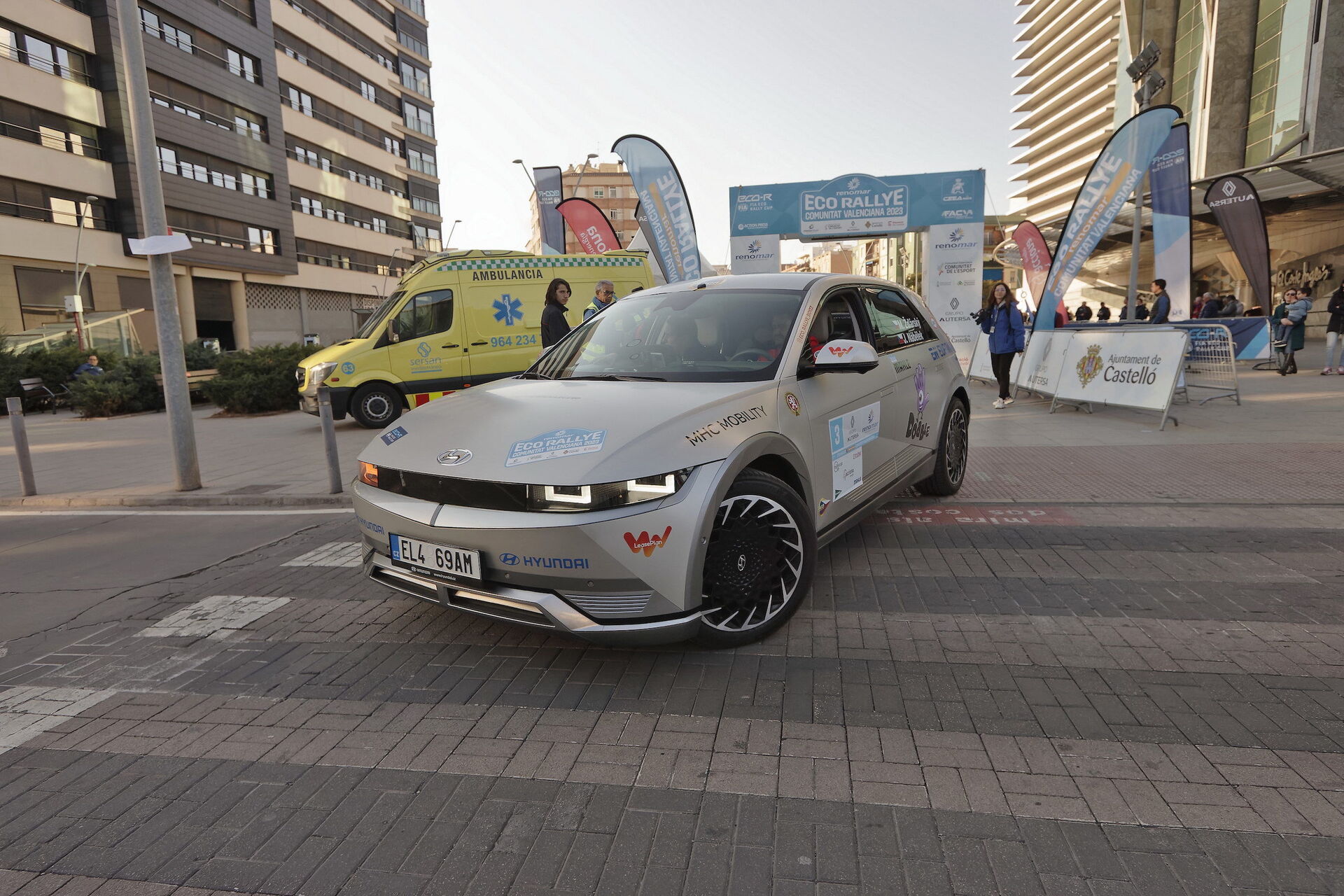 Hyundai Ioniq 5 na španělské eco-rally