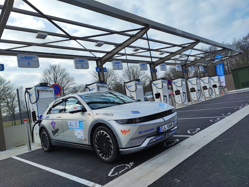 Hyundai Ioniq 5 na španělské eco-rally