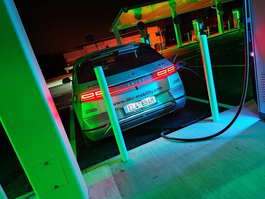 Hyundai Ioniq 5 na španělské eco-rally