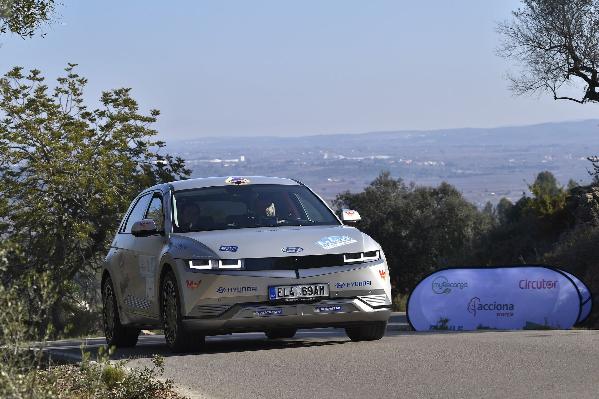 Hyundai Ioniq 5 na španělské eco-rally
