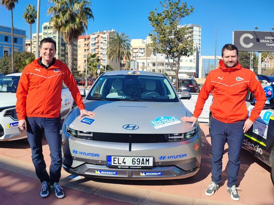 Hyundai Ioniq 5 na španělské eco-rally