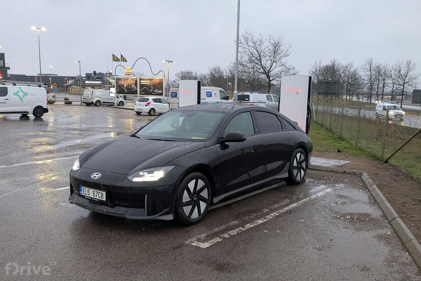 Hyundai Ioniq 6 na Superchargeru V4