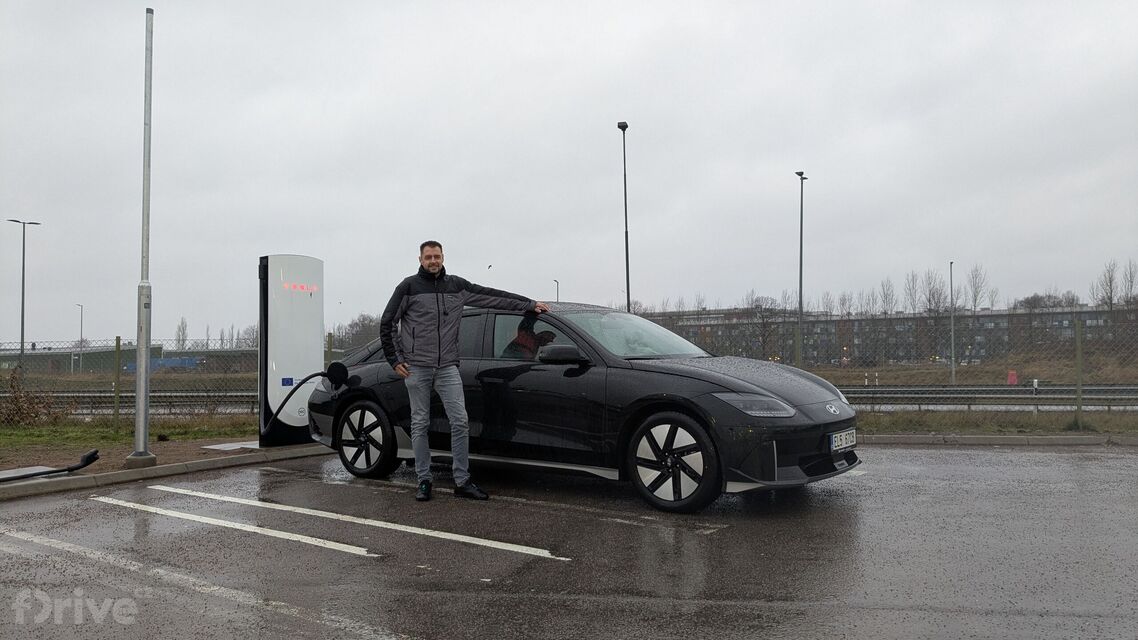 Hyundai Ioniq 6 na Superchargeru V4