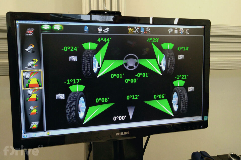 Hyundai Ioniq Electric na servisní prohlídce