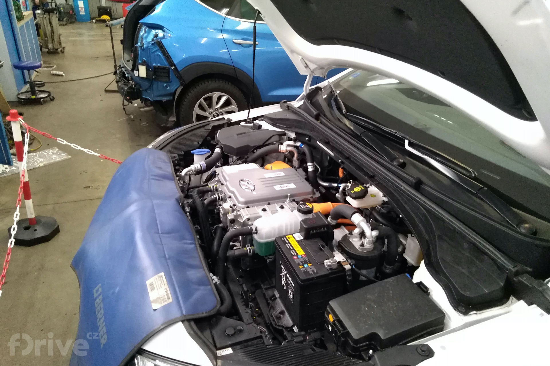 Hyundai Ioniq Electric na servisní prohlídce