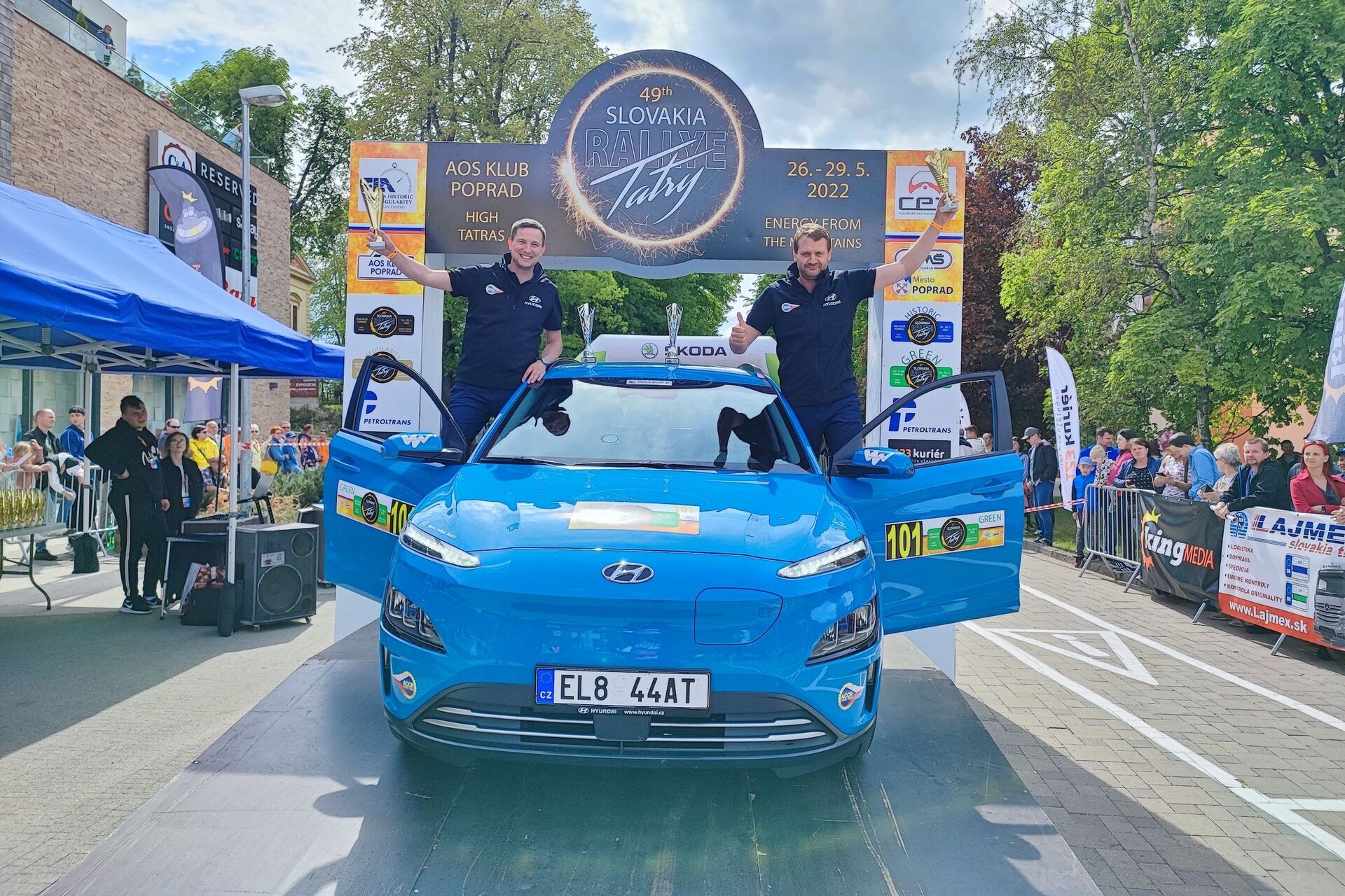 Hyundai Kona Electric týmu @eco_rallye_boyzz