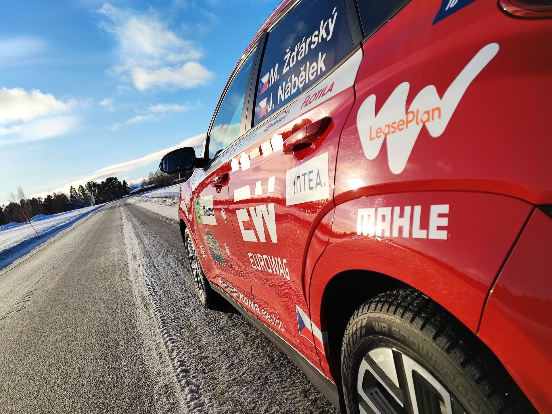 Hyundai Kona Electric týmu Eco_Rallye_Boyzz