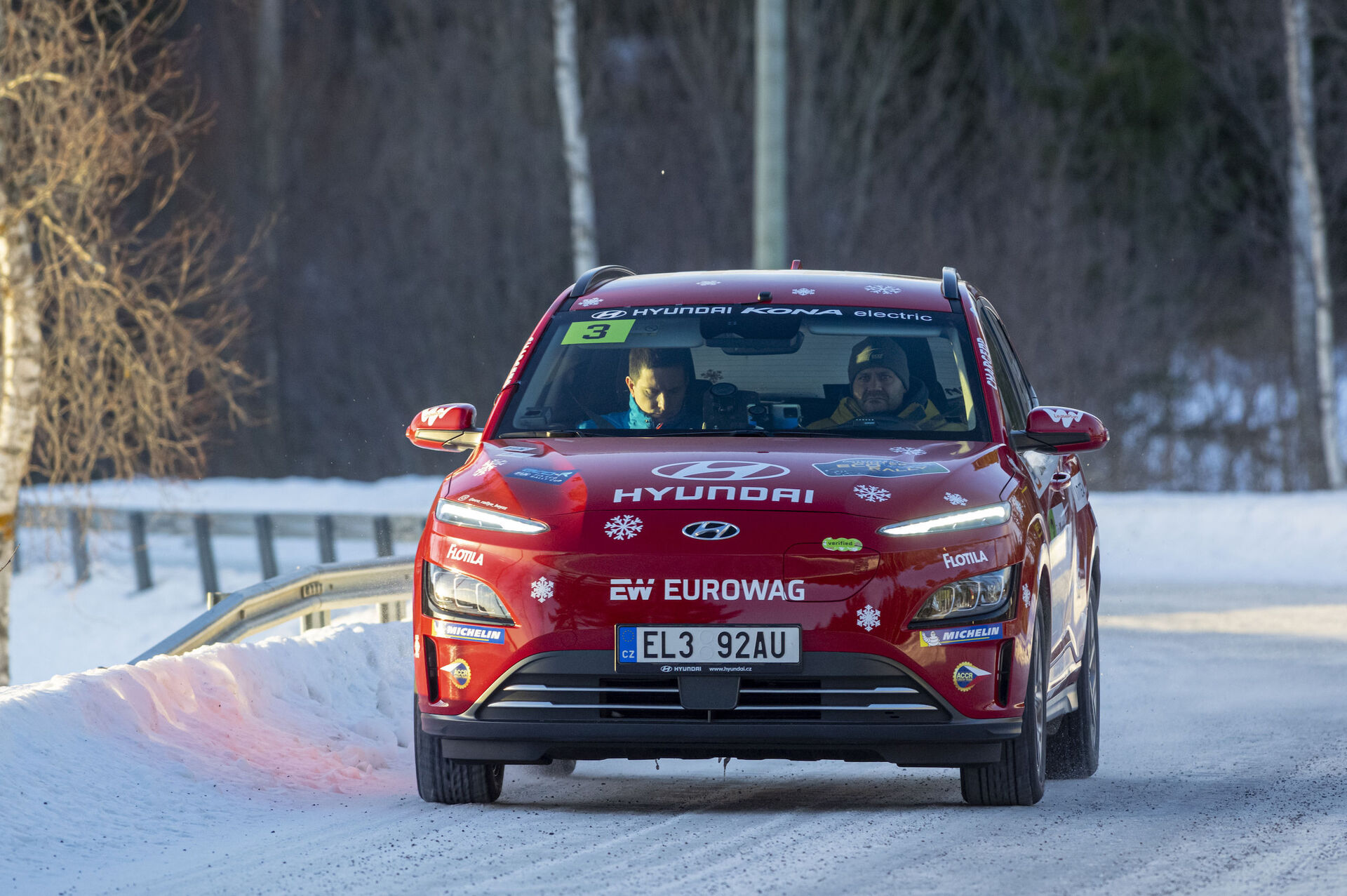 Hyundai Kona Electric týmu Eco_Rallye_Boyzz
