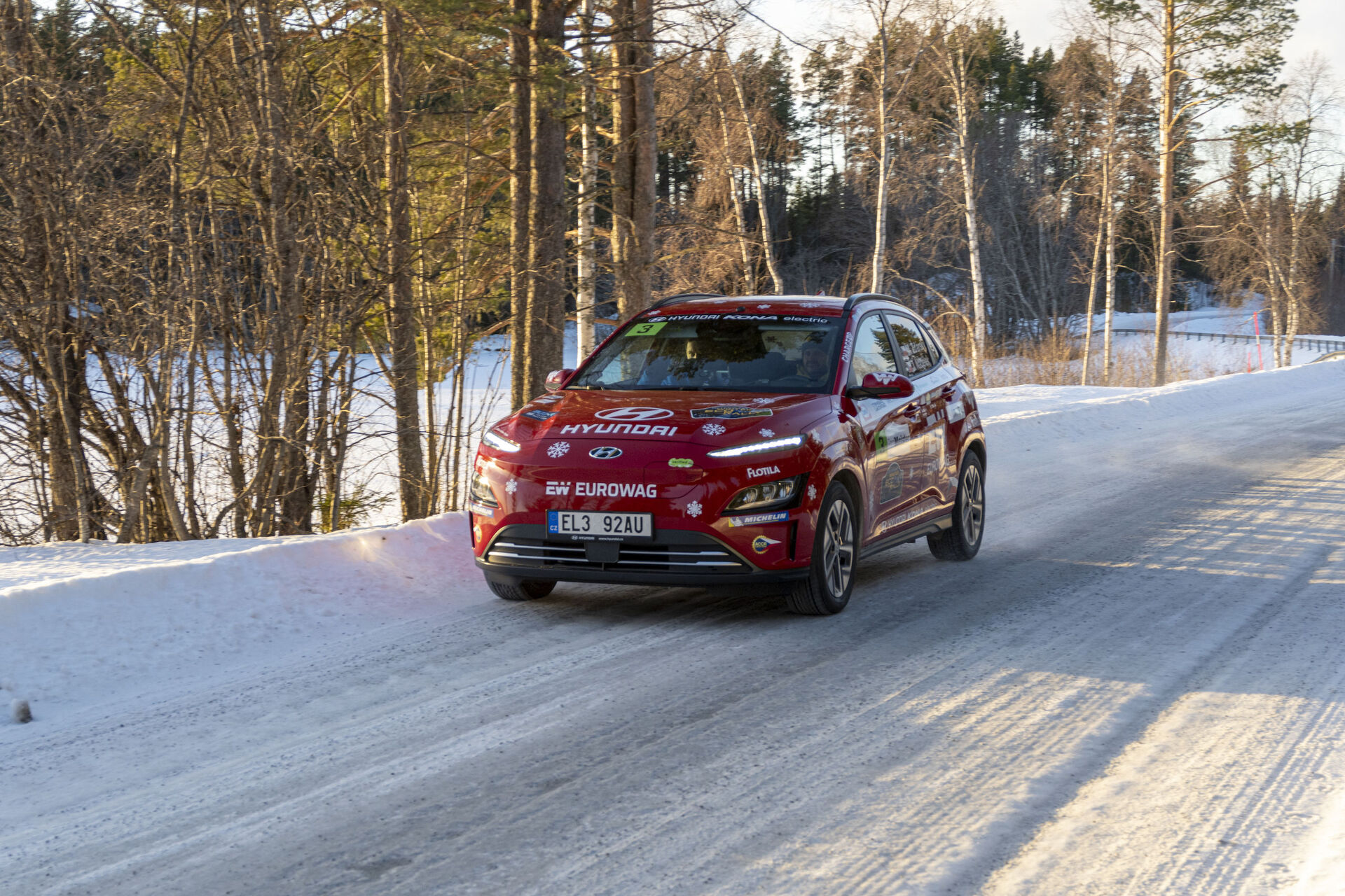 Hyundai Kona Electric týmu Eco_Rallye_Boyzz