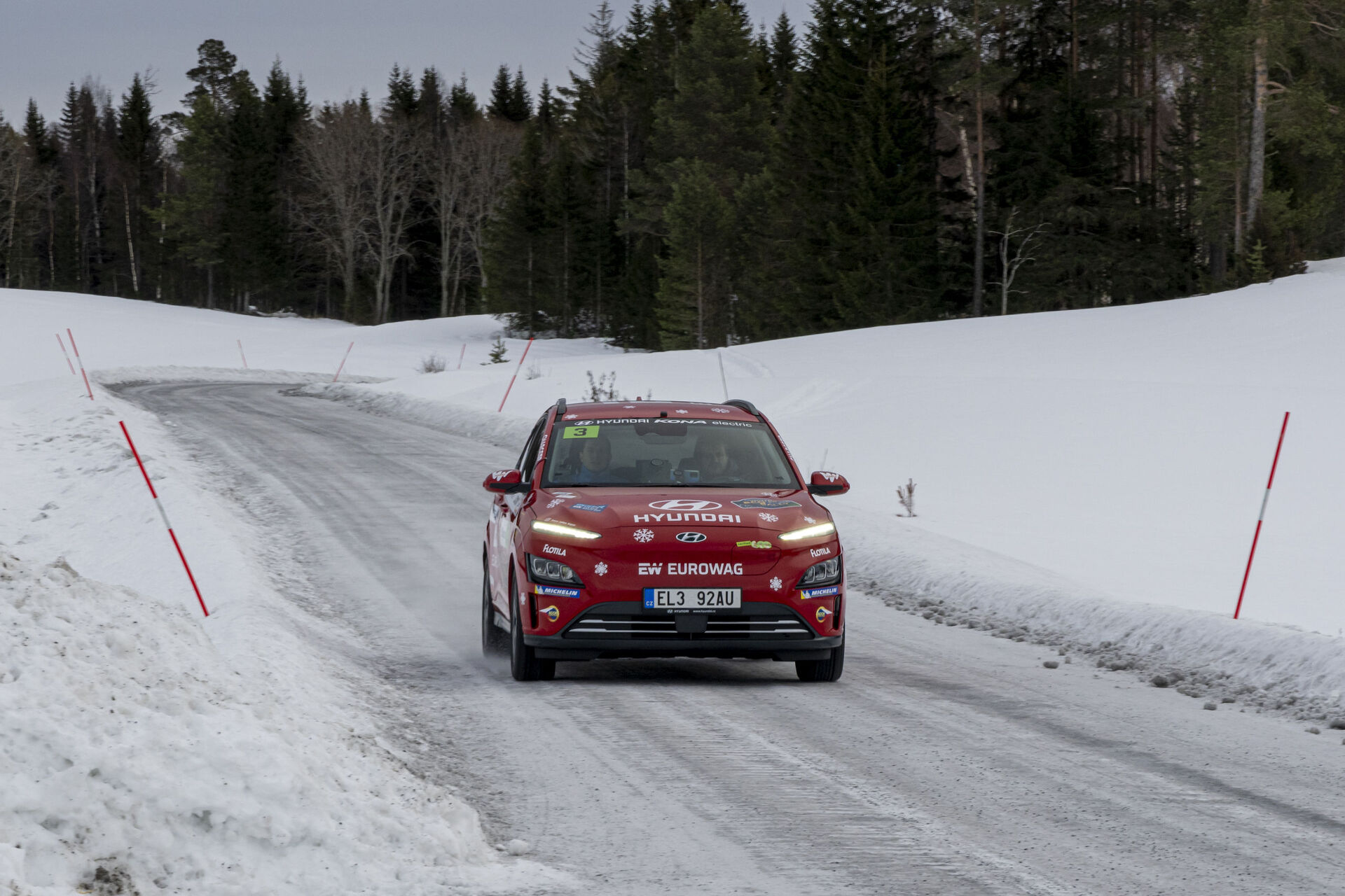 Hyundai Kona Electric týmu Eco_Rallye_Boyzz