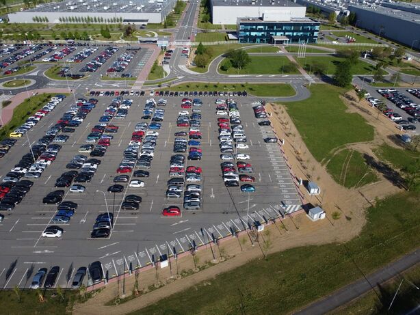 Hyundai Nošovice nabíjecí hub