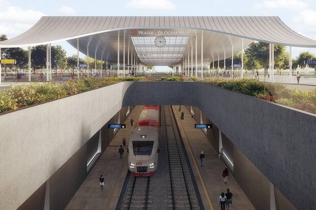 Chystaná rychlodráha na pražské letiště se vydává pod zem
