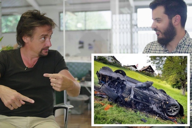 Moderátor Hammond tentokrát havaroval vlastní vinou. Nyní se setkal s šéfem Rimacu