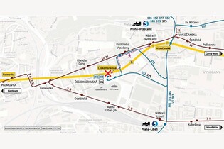 Stanice metra Českomoravská už brzy otevře, chystají se však další uzavírky