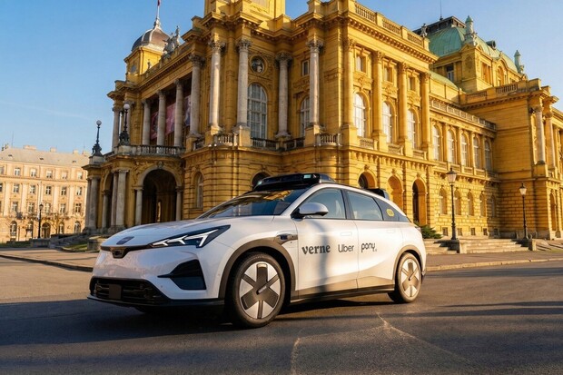 Robotaxi od Uberu dorazilo do Evropy. Začíná překvapivě v Záhřebu
