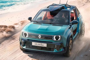 Renault 4 JP4x4 je plážová bugina se dvěma motory. Ocení ho hlavně surfaři