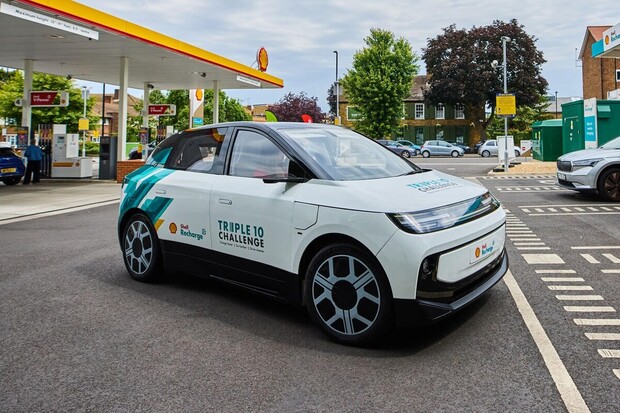 Shell Triple10: mini elektromobil se nabije za 10 minut