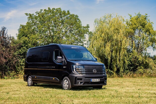 Tenhle elektrický obytňák má vše, co potřebujete. Základem je Nissan Interstar-e